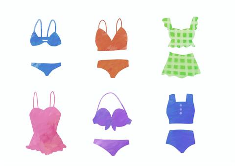 cute bikini cliparts