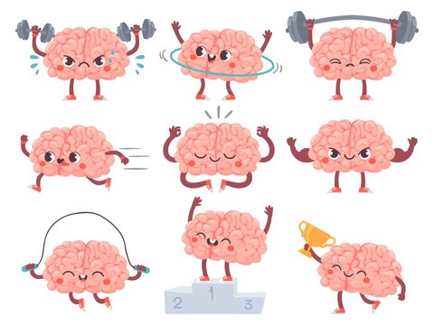 cute brain cliparts 2024