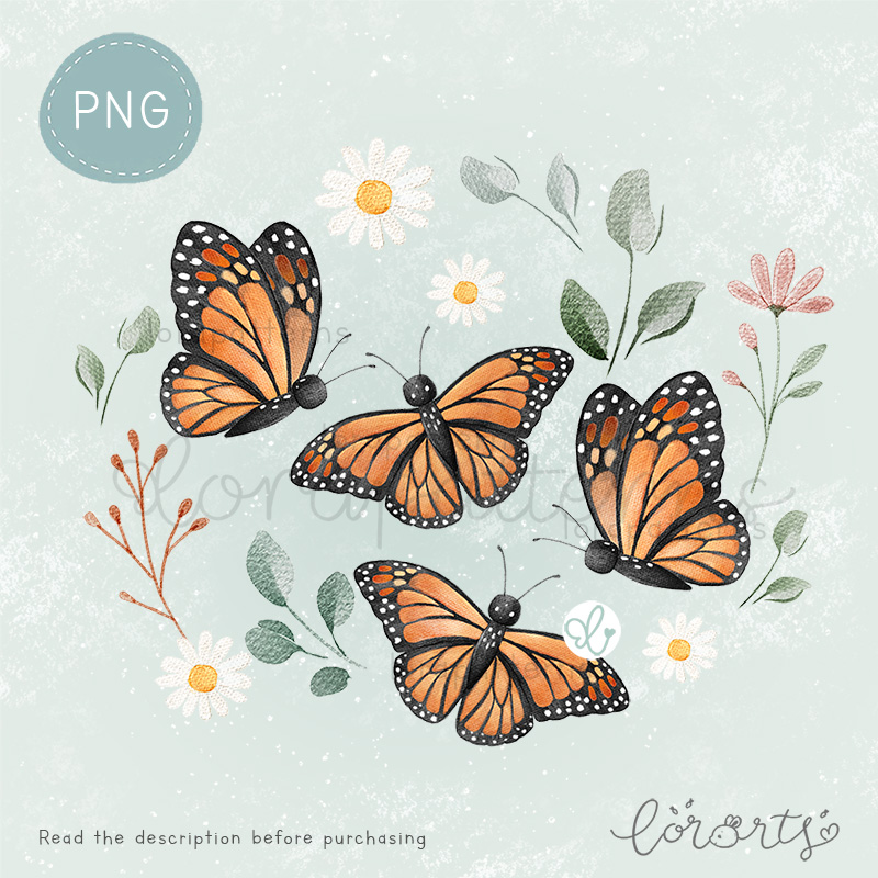 cute butterfly cliparts 2024