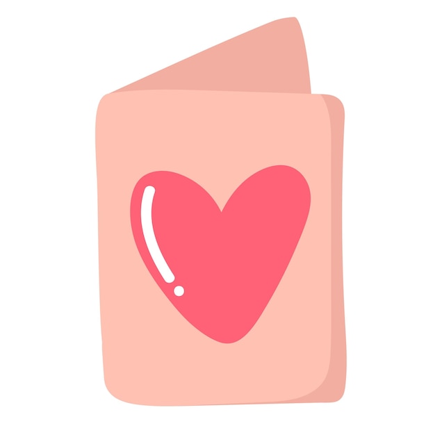 Premium Vector | Doodle clipart valentines day greeting card