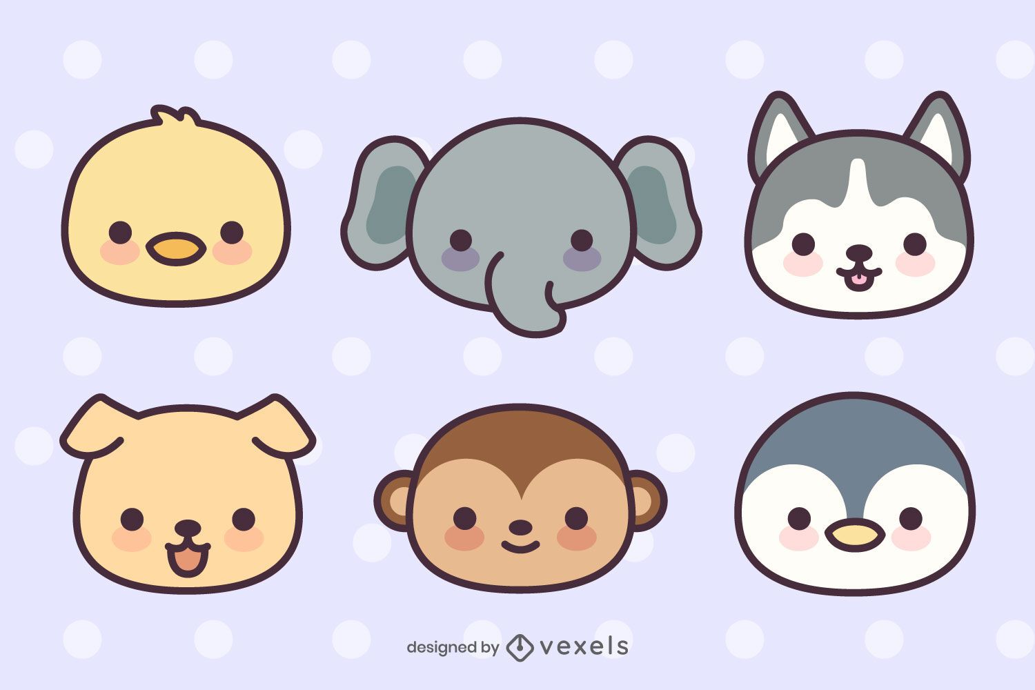 cute cartoon animal pics