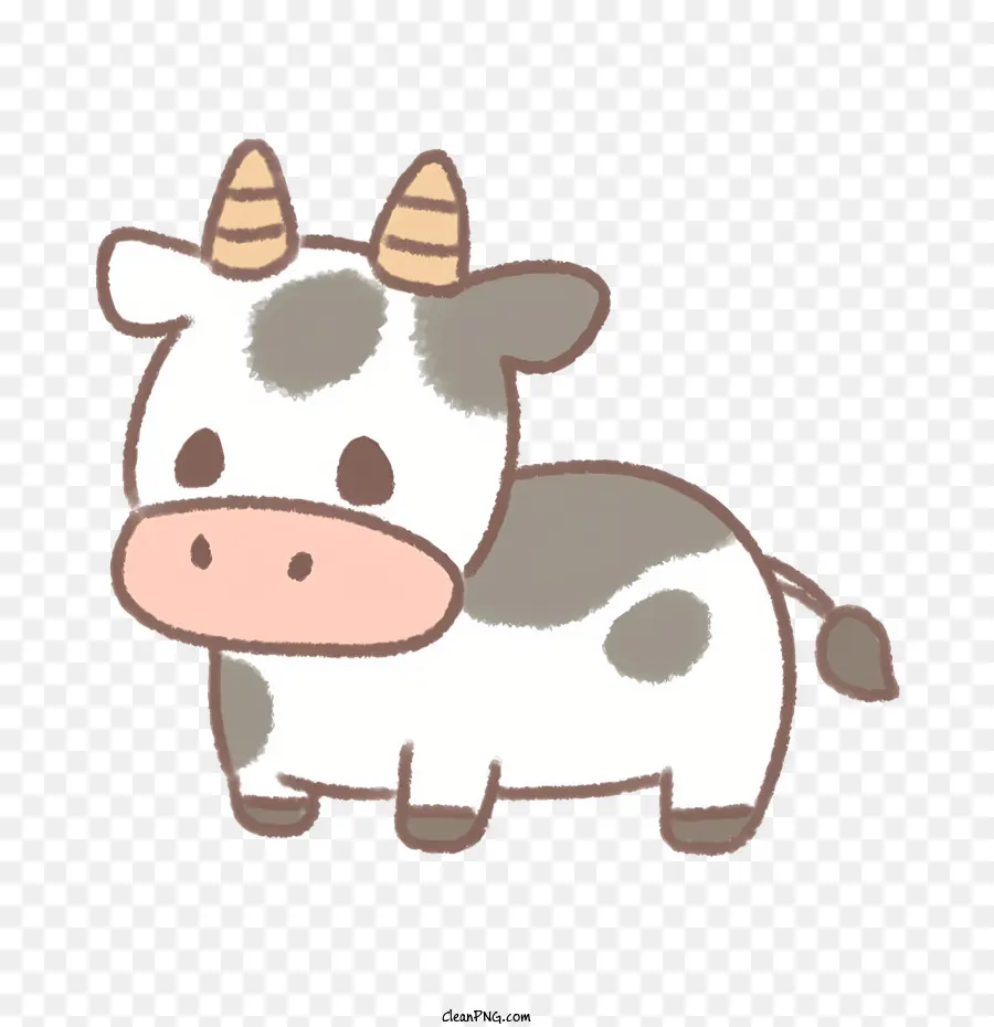 Cow - Cute Cartoon Cow - CleanPNG / KissPNG
