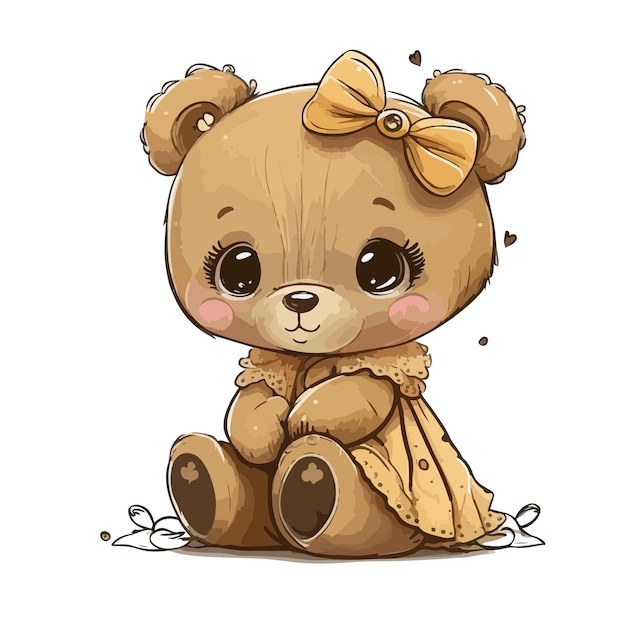 cute cartoon teddy bears
