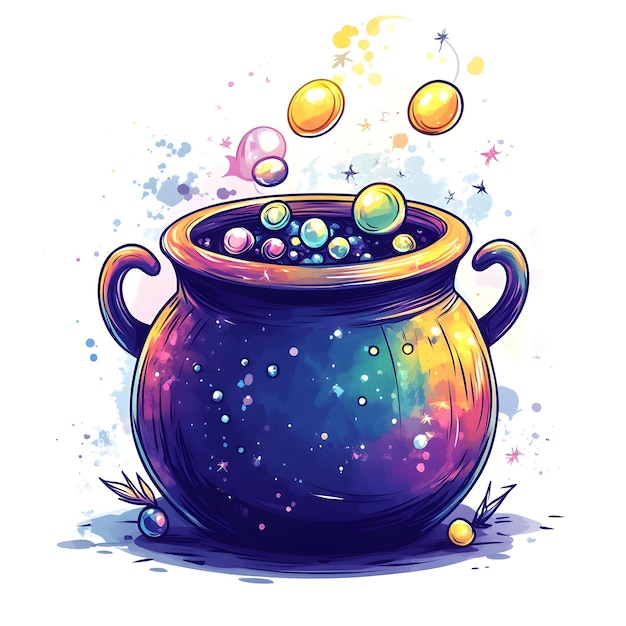 cute cauldron cliparts 2024