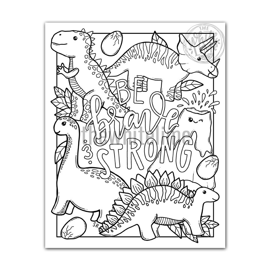 cute dinosaur coloring pages