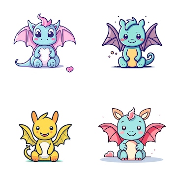 Cute dragon clipart, Dragon SVG PNG, Year of the dragon