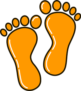 cute feet cliparts 2024