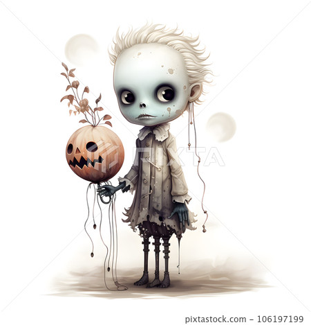 cute ghoul cliparts