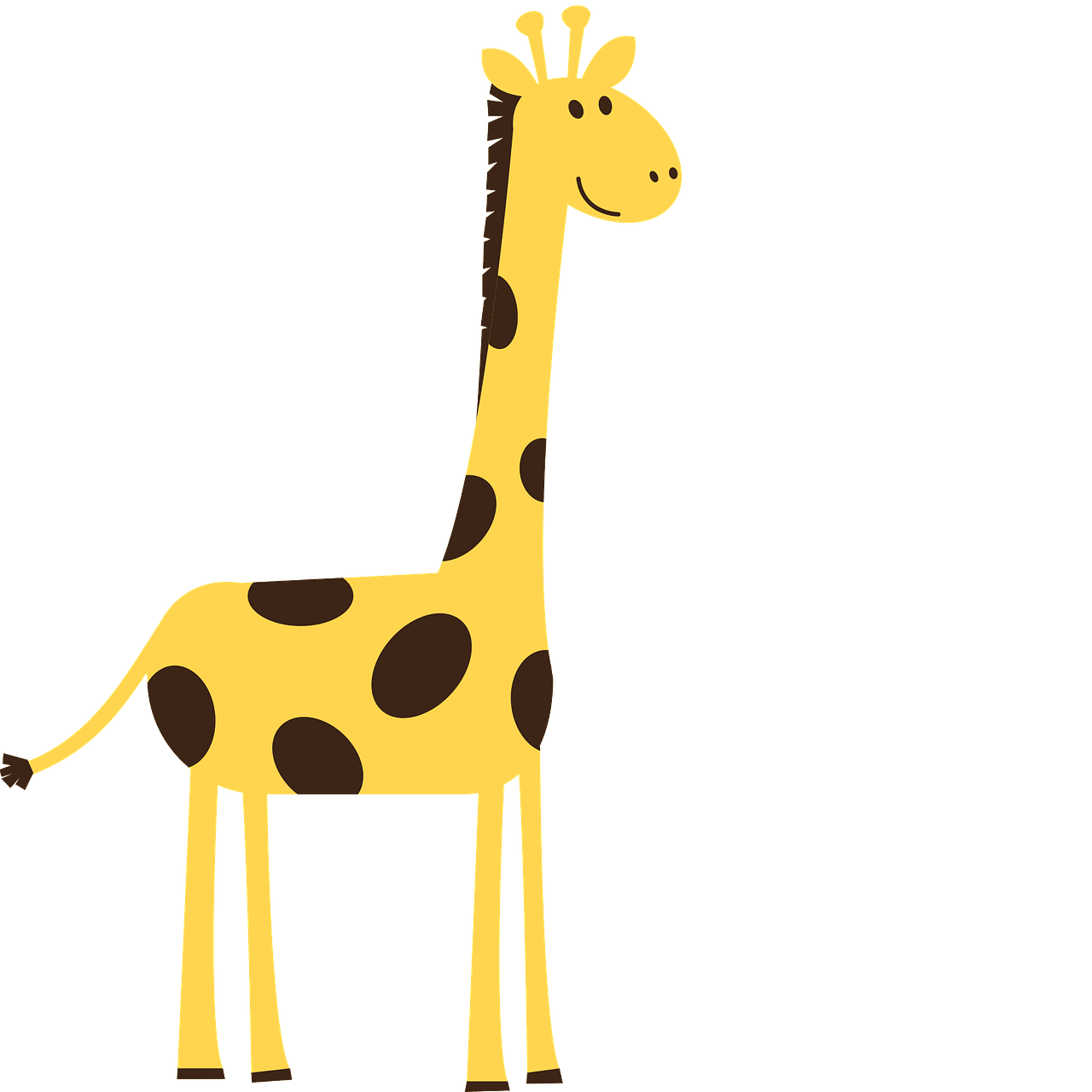 cute giraffe clipart