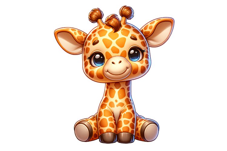 cute giraffe clipart