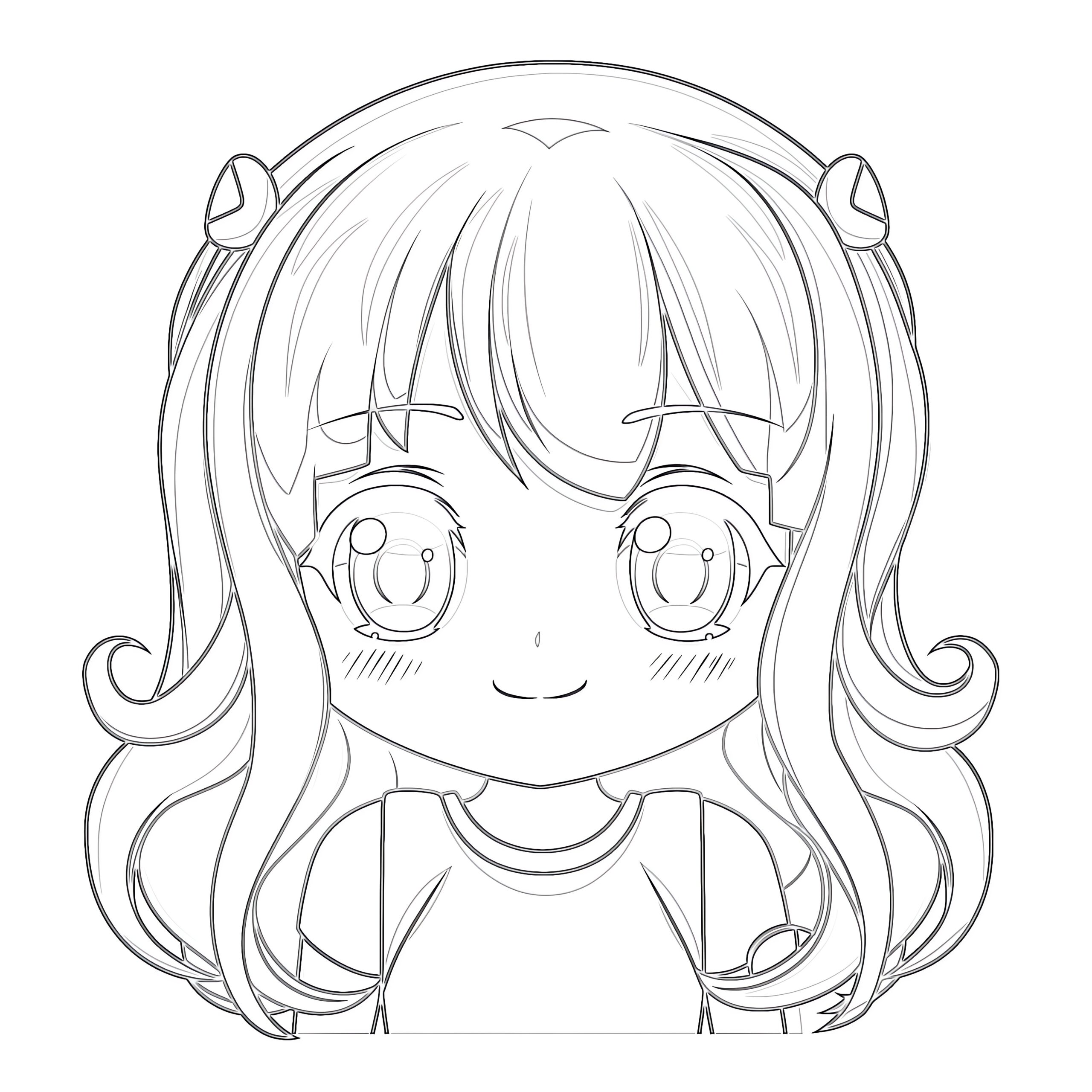 cute girl coloring pages