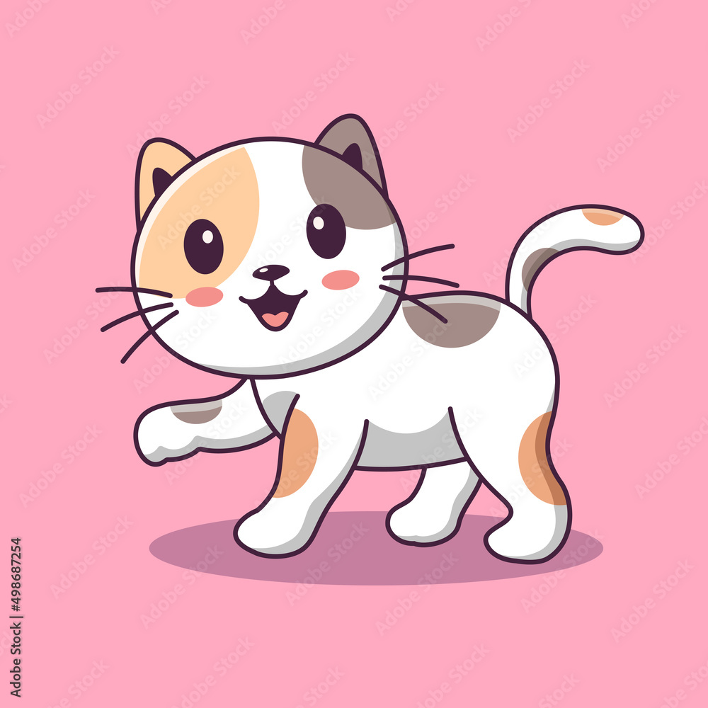 cute kitty clipart