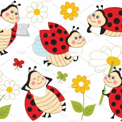 cute ladybug cliparts 2024
