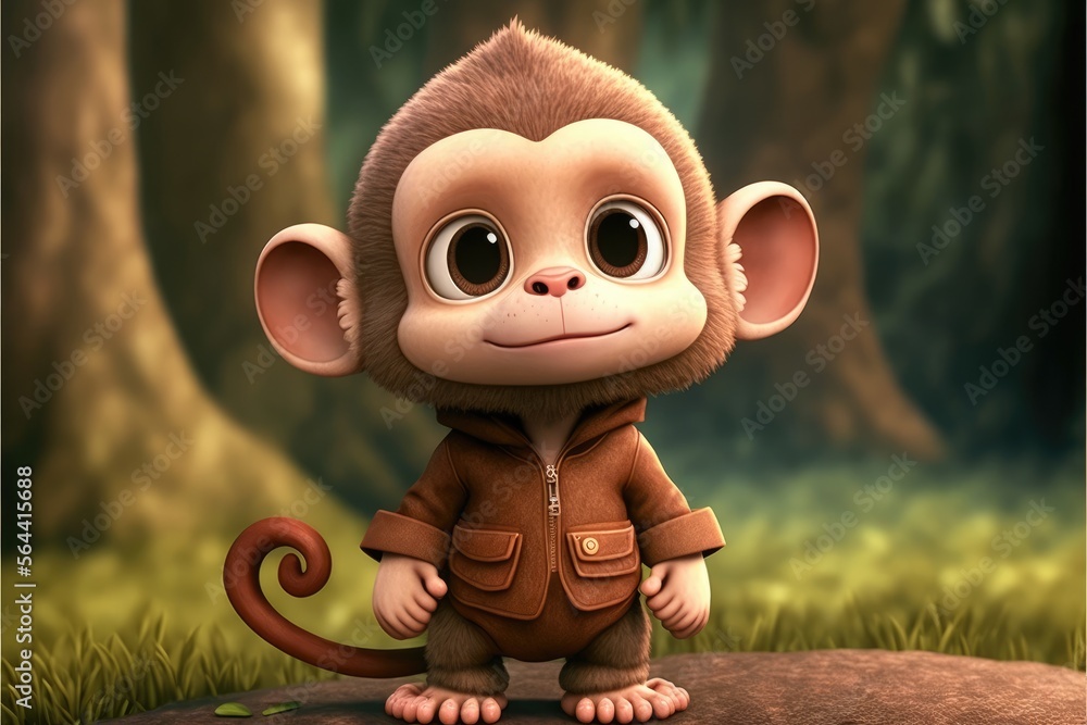cute monkey clipart 2024
