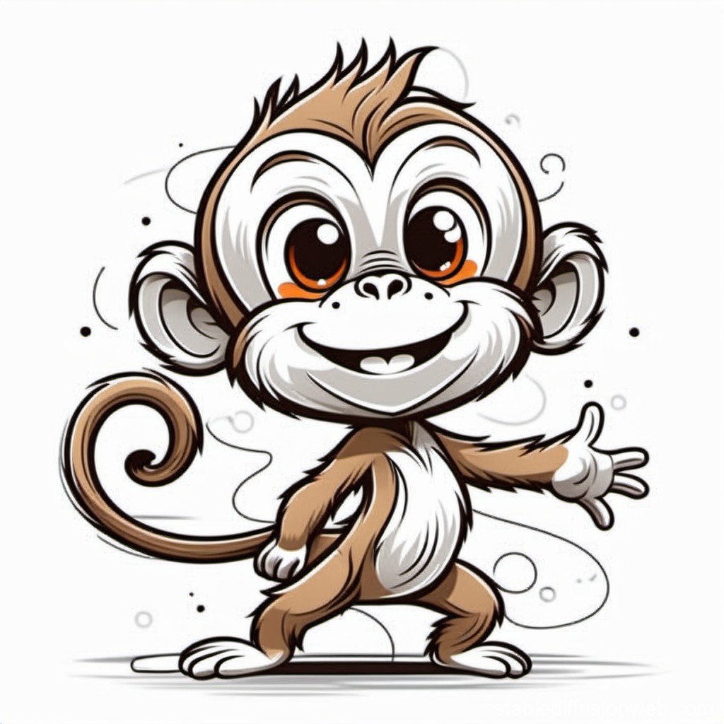 cute monkey clipart 2024