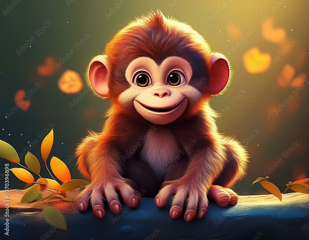cute monkey pictures cartoon