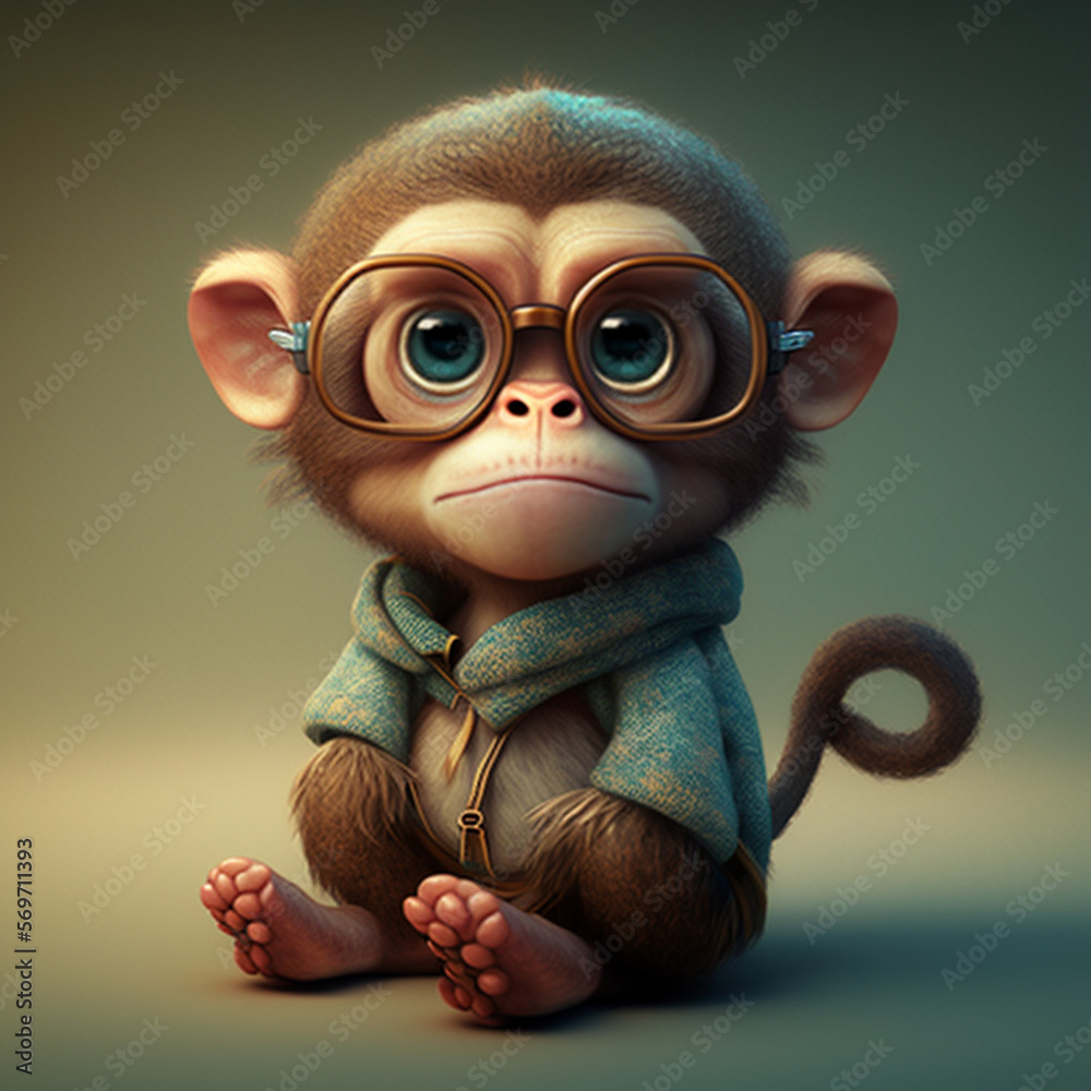 cute monkey pictures cartoon