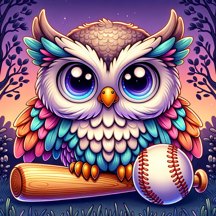cute owls cartoon
