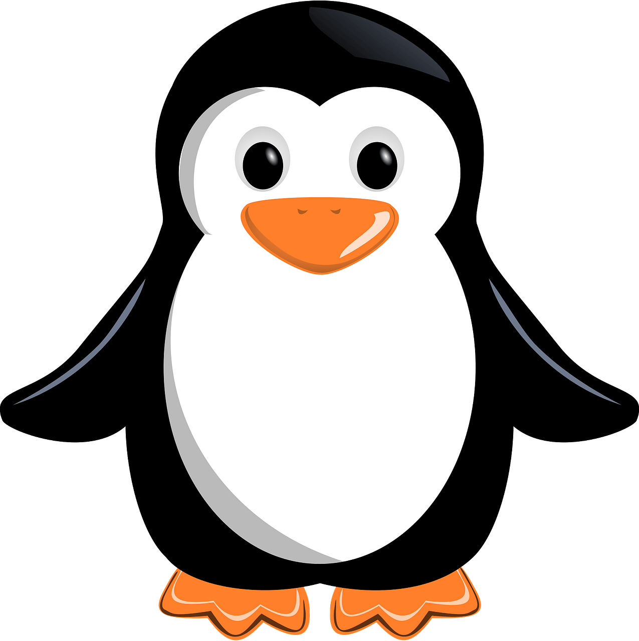 cute penguin clipart