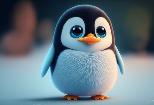 cute pictures of cartoon penguins