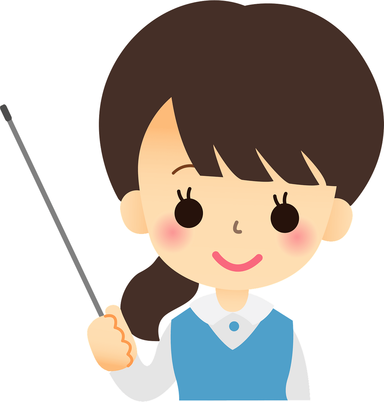Gwen) Office Lady is Making a Presentation - Free vector clipart ...