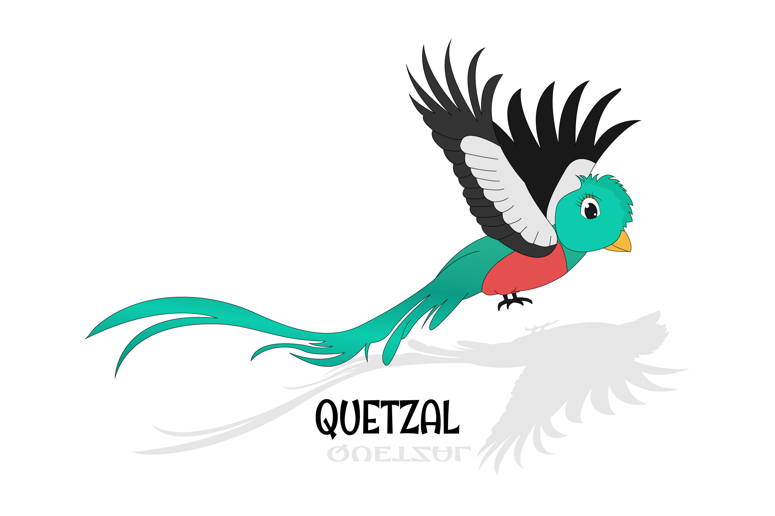 cute quetzal cliparts