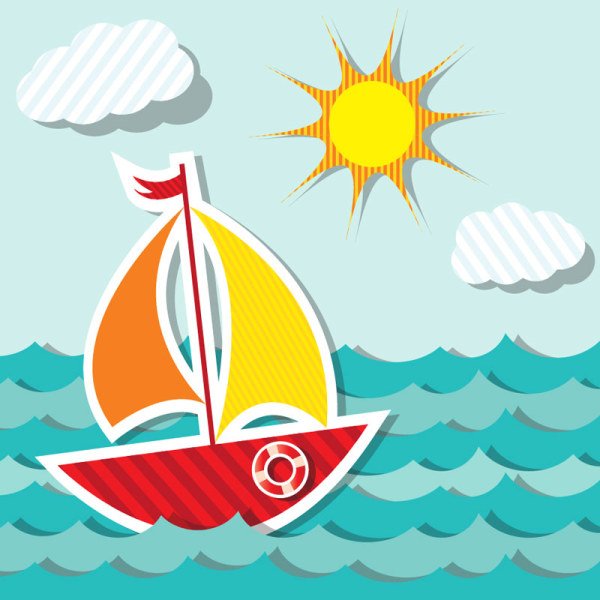 Free vector about cute cartoon ship Free Vector Download | FreeImages
