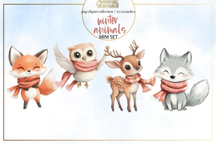 cute snowy cliparts 2024