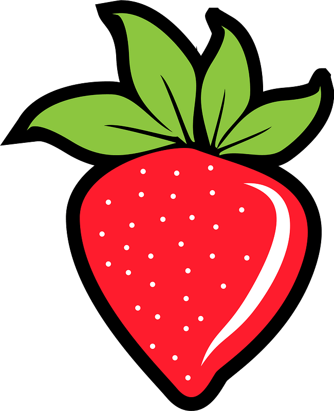 cute strawberry clipart