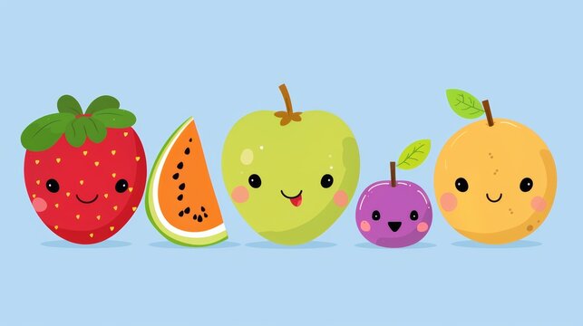 cute strawberry clipart