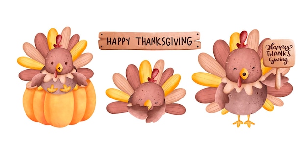 cute turkey clipart 2024