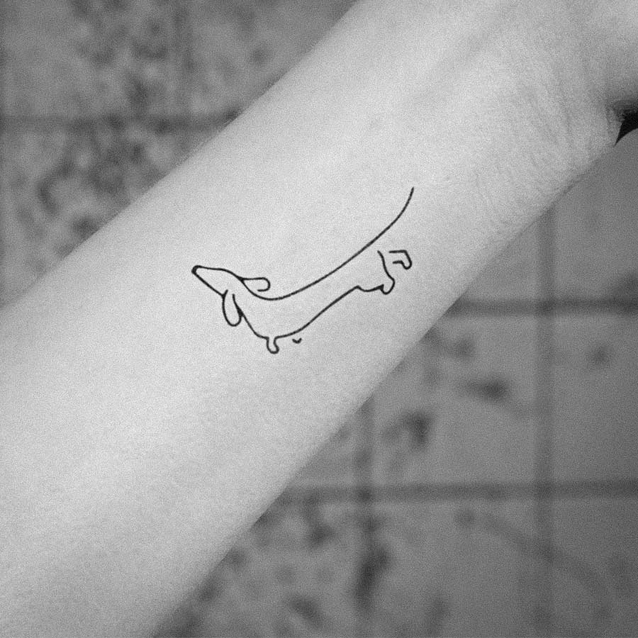 dachshund tattoo designs