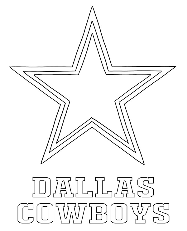 dallas cowboys coloring pictures