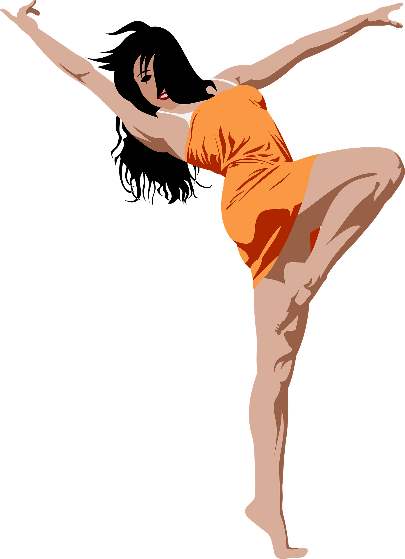 dance girl cliparts 2024