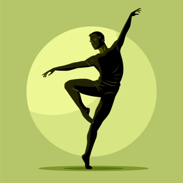 dancer silhouette cliparts