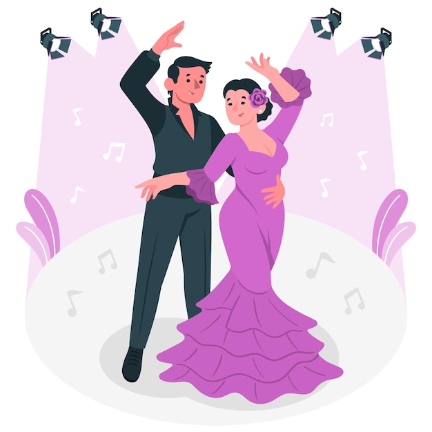 Bride And Groom Dancing Vectors &amp; Illustrations for Free Download ...