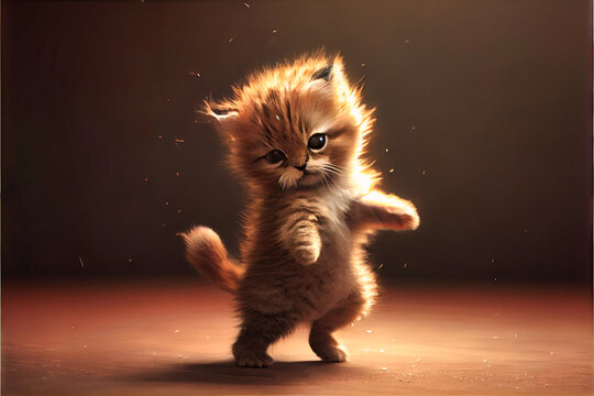 dancing cat cliparts