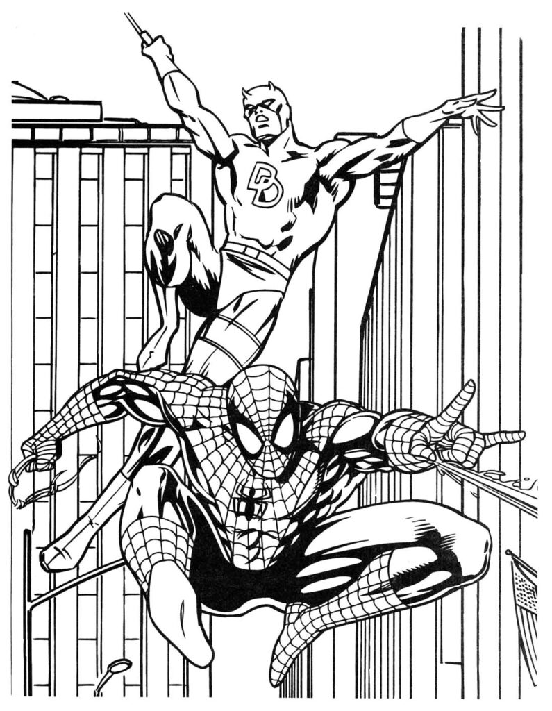 Daredevil Coloring Pages - Best Coloring Pages For Kids