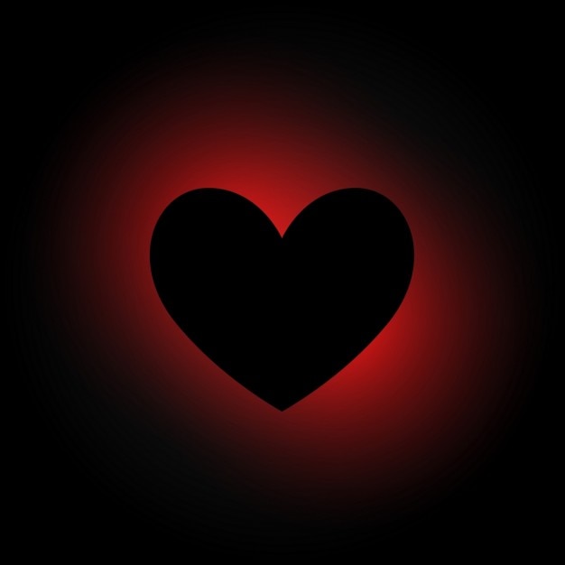 dark heart cliparts