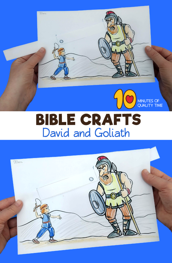 david and goliath bible crafts