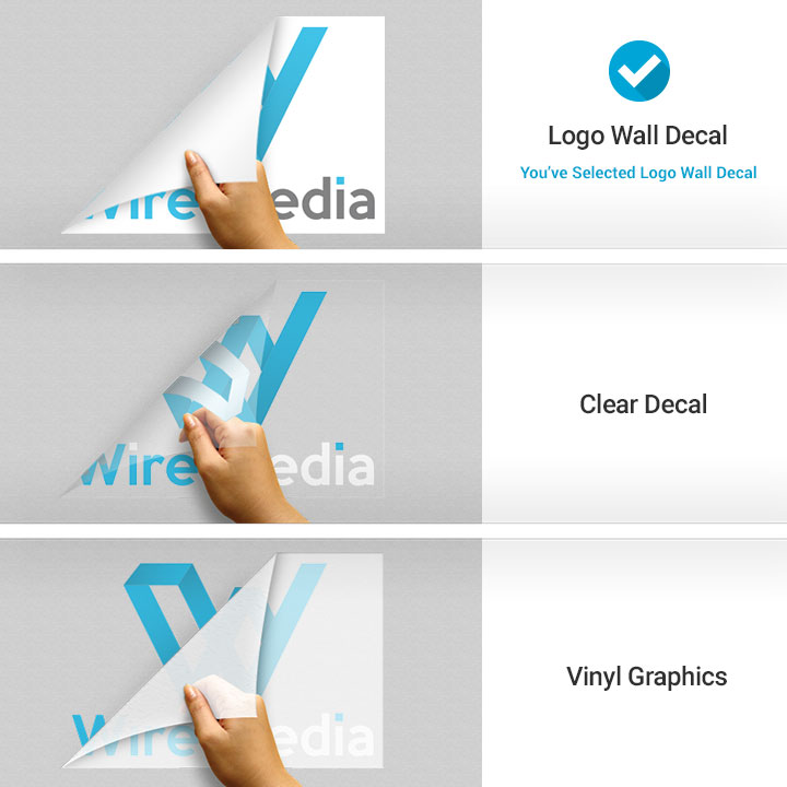 Custom Logo Wall Decals | Durable &amp; Easy To Apply