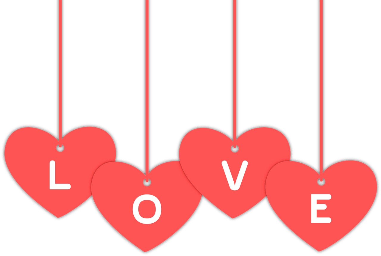 decorative hearts cliparts