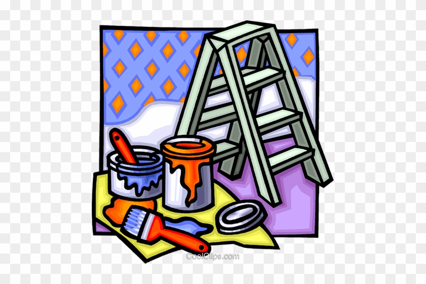 Painting Equipment Royalty Free Vector Clip Art Illustration ...
