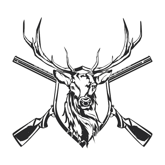 deer hunting clipart