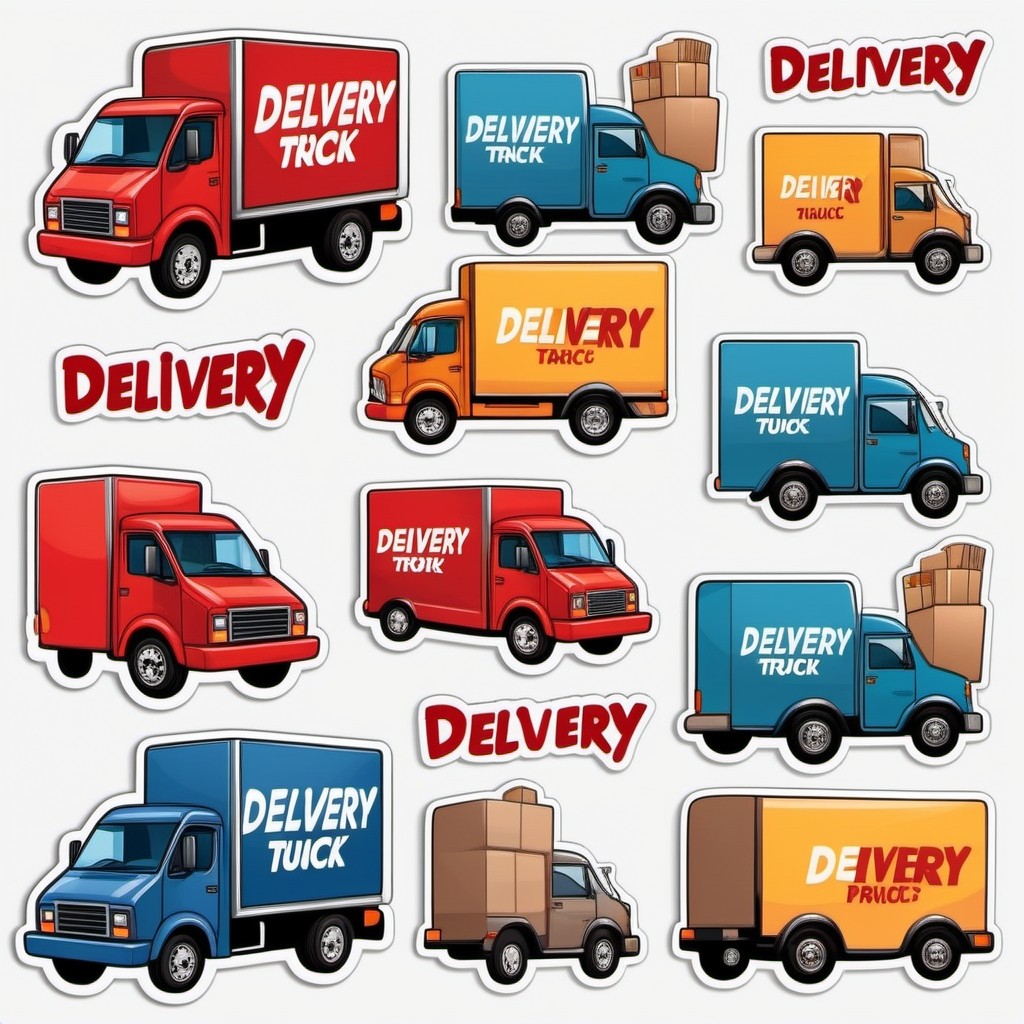Delivery Truck Clip Art | Stable Diffusion Online