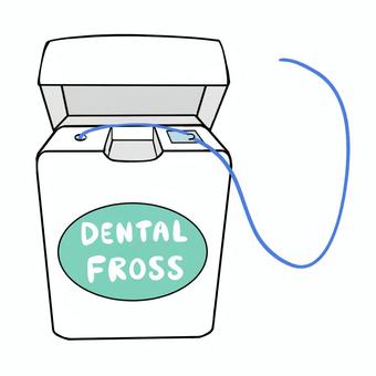 dental floss cliparts