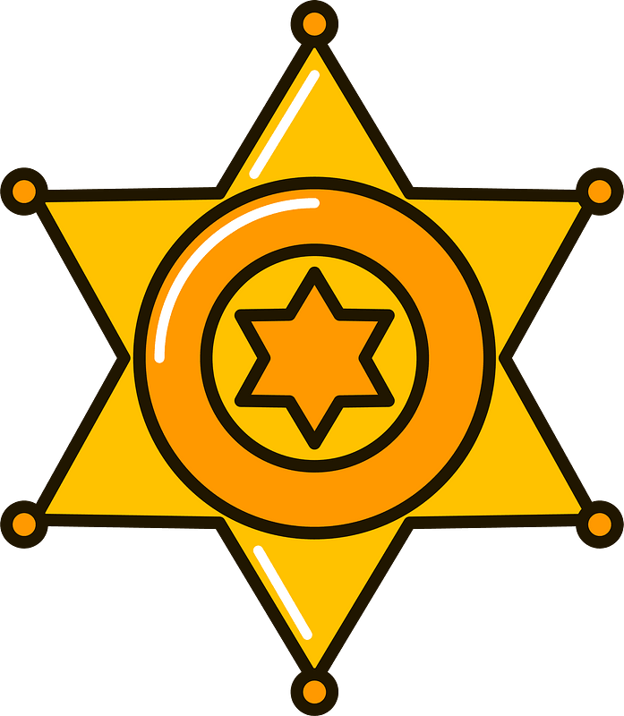 deputy badge cliparts