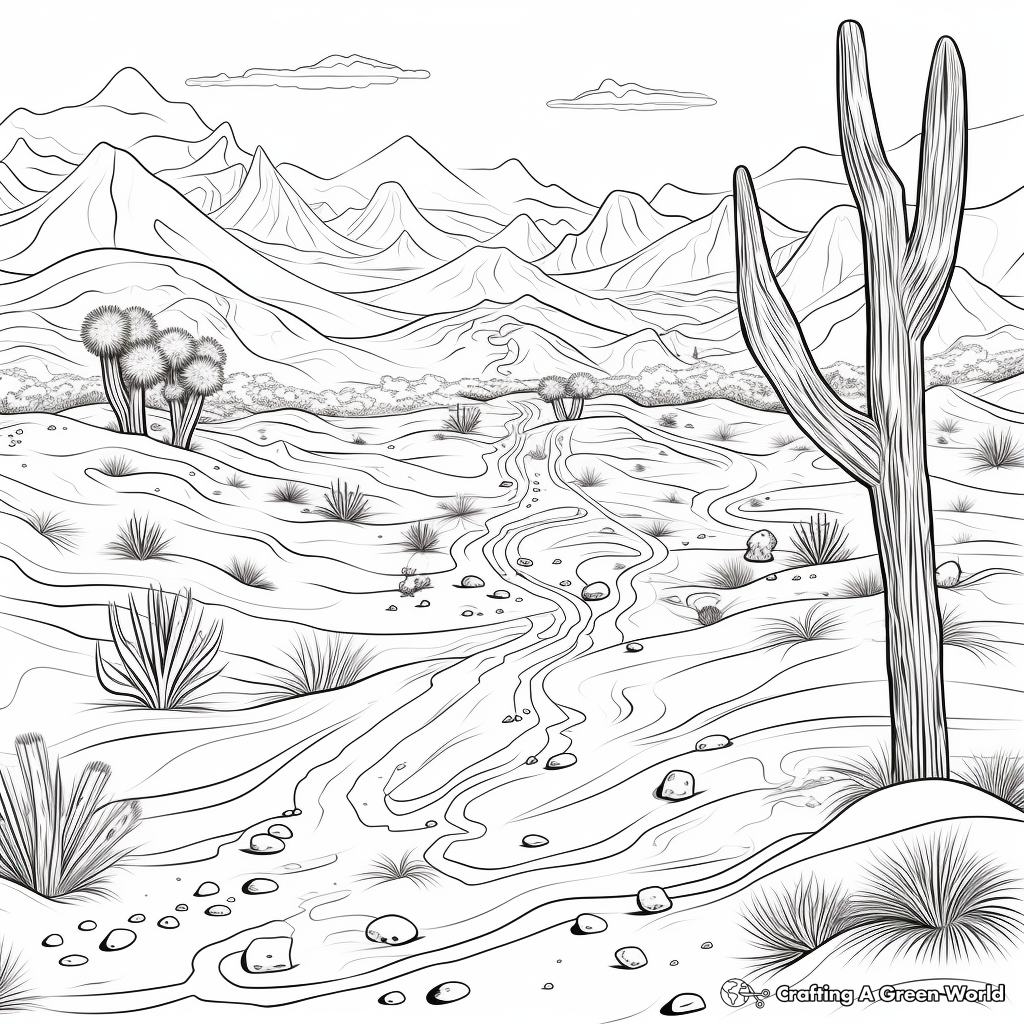Desert Coloring Pages for Kids: An Engaging Way to Learn About the