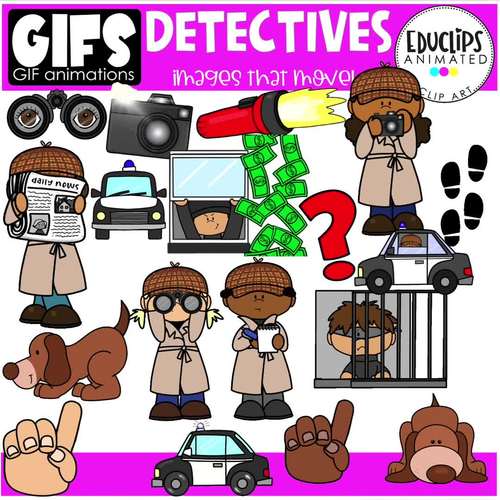 detectives cliparts 2024
