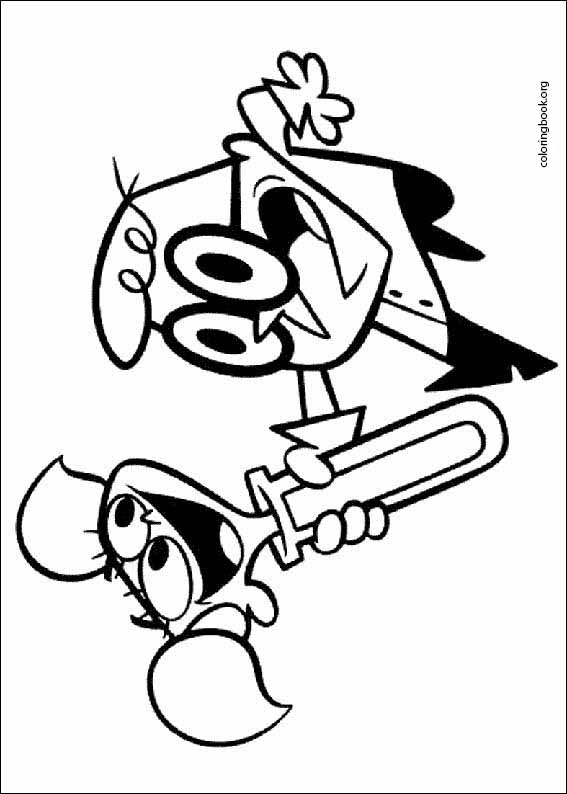 Dexters Laboratory coloring page (011) @ ColoringBook.org